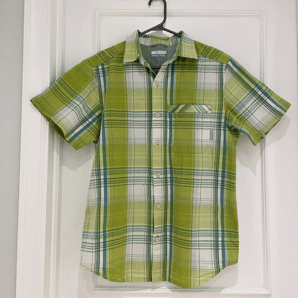 Clearance 💯 Columbia Plaid Pattern Men Shirt